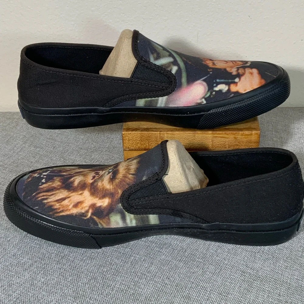 Sperry Star Wars Slip On Shoes Womens 11 Chewbacca Han Solo - Picture 3 of 9